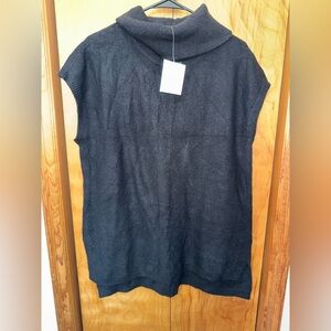 Croft & Barrow Black Turtleneck Top